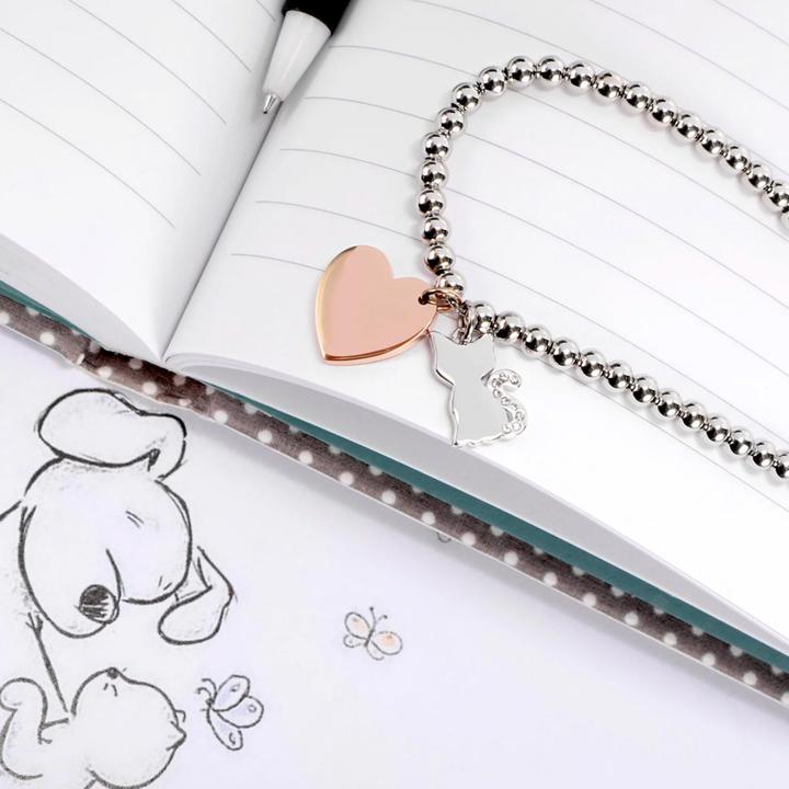 Immagine prodotto La Petite Story Bracciale cane e gattino (17 cm, Acciaio inossidabile)