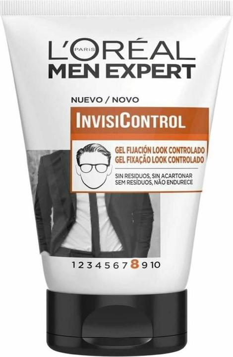L'Oréal Paris MEN EXPERT INVISICONTROL gel fijación Nº8 150 ml (Haargel, 150 ml)