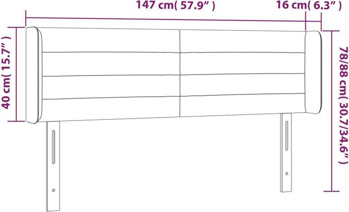 Actual product image VidaXL Kiriakoula (147 x 16 x 88 cm)