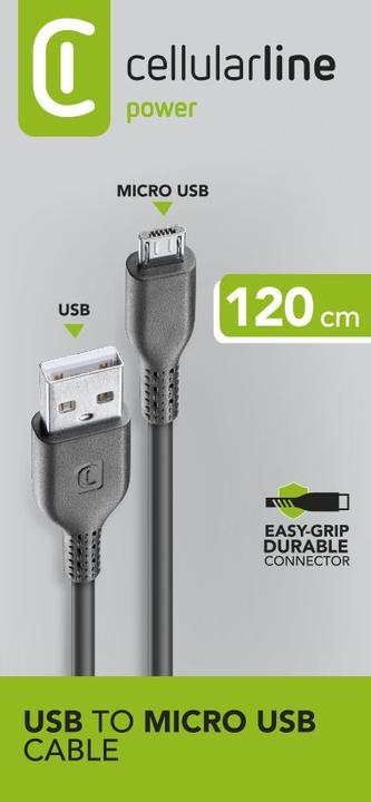 Produktbild Cellularline USB A – Micro USB B (1 m, USB 2.0)
