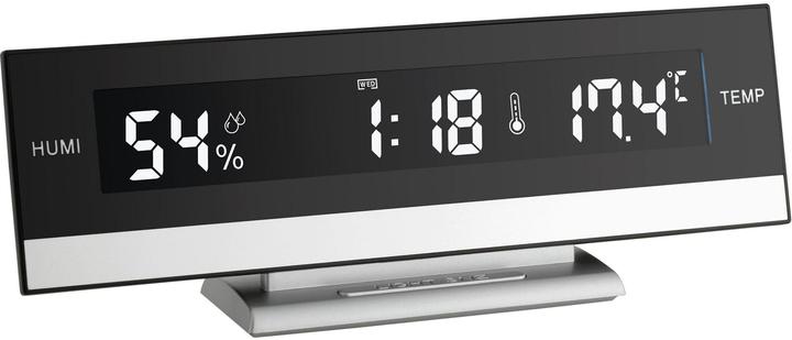 TFA Digital alarm clock with indoor climate