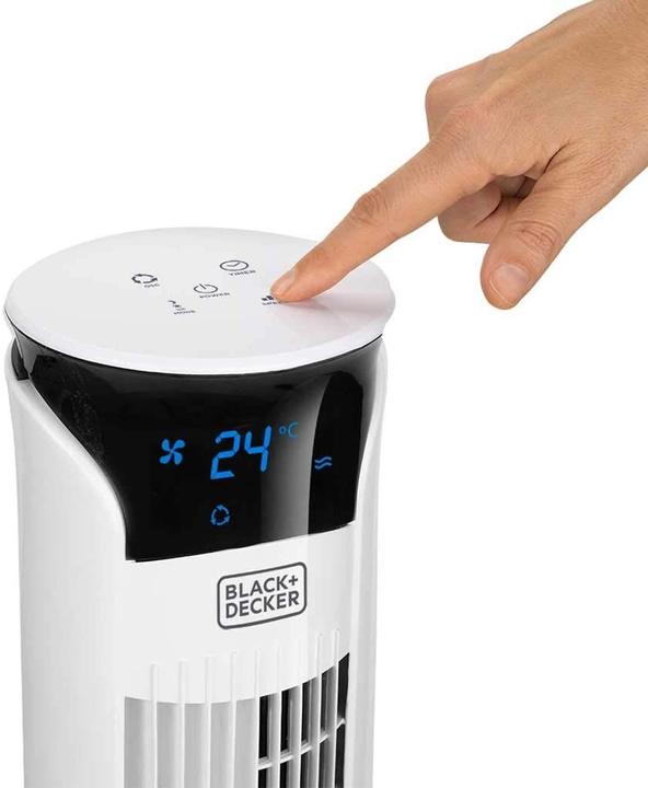 Image du produit Black & Decker Black+Decker BXEFT48E - Ventilateur à tour numérique oscillant (56 dB)