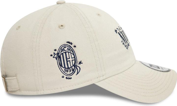 Actual product image New Era 9Twenty Adjustable Cap - SCRIBBLE AC Milan beige