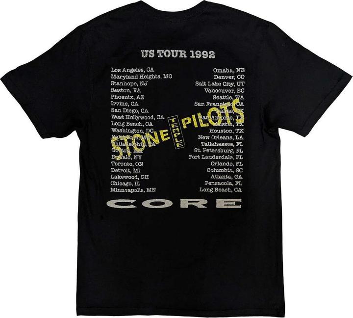 Produktbild Stone Temple Pilots Core US Tour 92 TShirt (M)