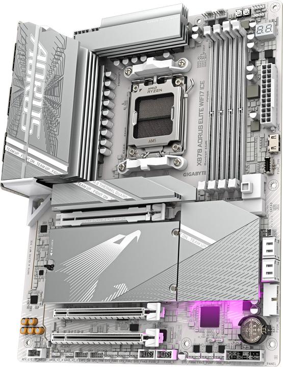 Image du produit Gigabyte X870 AORUS ELITE WIFI7 GLACE (AM5, AMD X870, ATX)