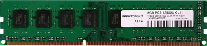 Innovation IT Innovation PC 670433 8GB DDR3 1600MHz Speichermodul (1 x 8GB, 1600 MHz, DDR3-RAM, DIMM)