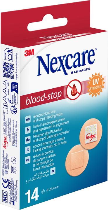 Image du produit Nexcare Blood-Stop pansements ronds (14 x)