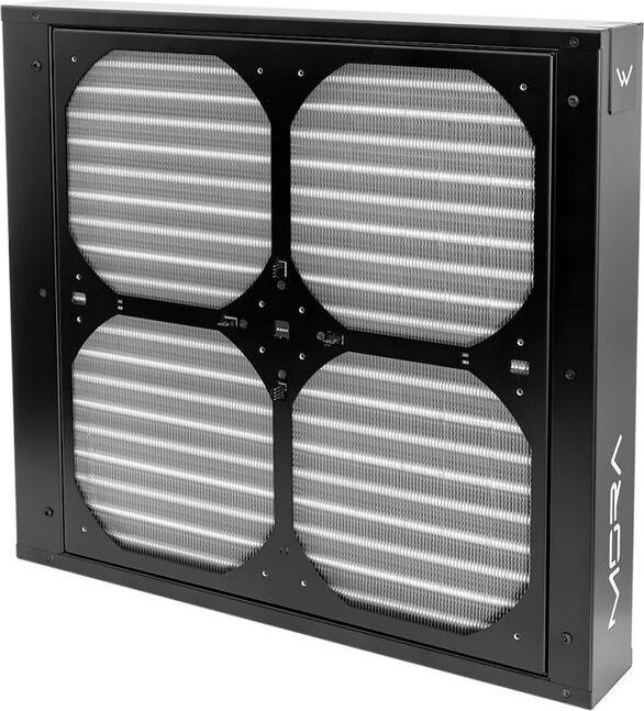 Produktbild Watercool MO-RA IV 400 Lüfter Rahmen - 200mm, schwarz (200 mm, 1 x)