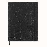 Immagine prodotto Moleskine Quaderno Vegea Boa, XL, a righe, copertina morbida, nero (Punteggiato, Copertina rigida)