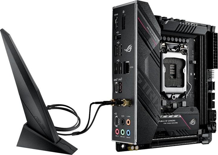 Produktbild ASUS MB ROG STRIX B560-I GAMING Intel,1200,DDR4,mITX (LGA 1200, Intel B560, Mini-ITX)