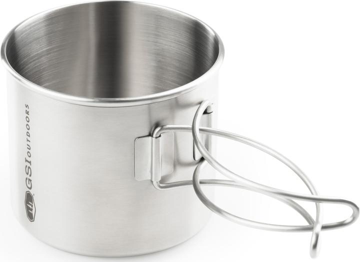 Produktbild GSI Edelstahlbecher mit Klappgriff 500ml