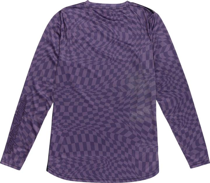 Image du produit Troy Lee Designs Womens Lilium LS Jersey, Twisted Checkers, deep purple, XS (XS)