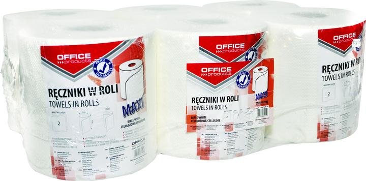 Office Products Cell wipes, in a roll, maxi, 2-ply, 120m, 6 pieces, white