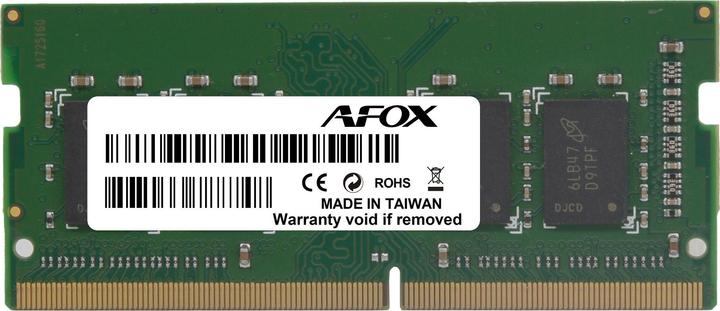 Actual product image AFOX SO-DIMM DDR3 8GB memory module 1600 MHz LV 1.35V (1 x 8GB, 1600 MHz, DDR3-RAM, SO-DIMM)
