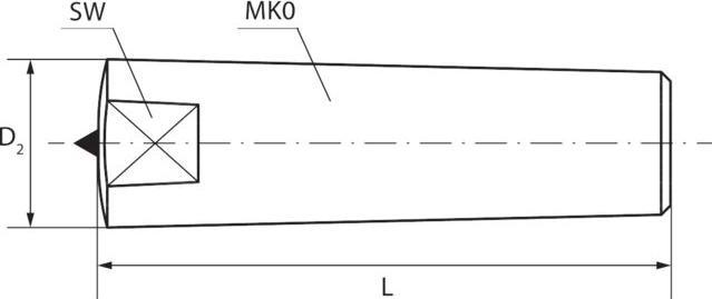 Image du produit Tyrolit Dresseur de diamants avec attachement MK0, poids du diamant : 0,4 kt (D)