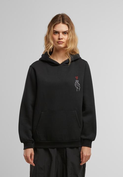 Actual product image Miss Tee K Heart EMB Fluffy Hoody - 188485 (XL)