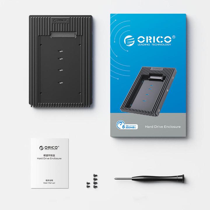 Actual product image Orico Other Computer Accessory D2SS-6G Drive Adapter 2.5" to 3.5" Converter - Black