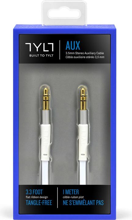 Produktbild Tylt AUX White (1 m, 3.5mm Klinke (AUX))