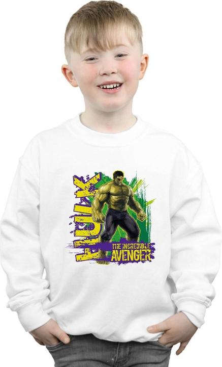 Immagine prodotto Hulk Incredible Avenger Felpa Ragazzi (140, 146)