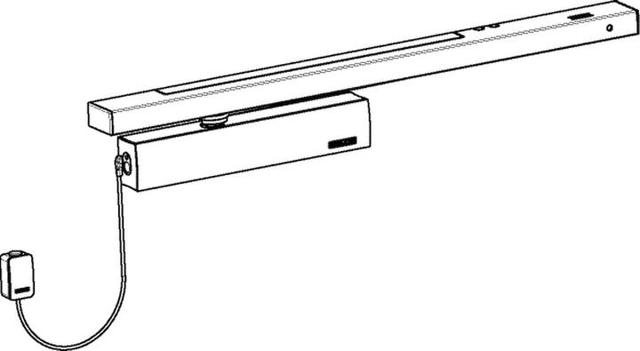 Geze TS 5000 RFS 3-6 silver coloured155481155481 (Garden gate, Entrance door, Wooden door, Indoor)