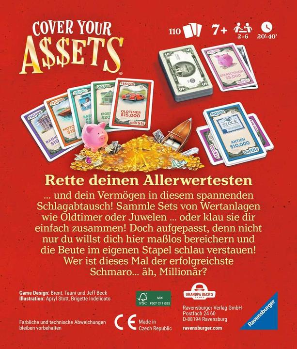 Produktbild Ravensburger Cover your Assets (Deutsch)