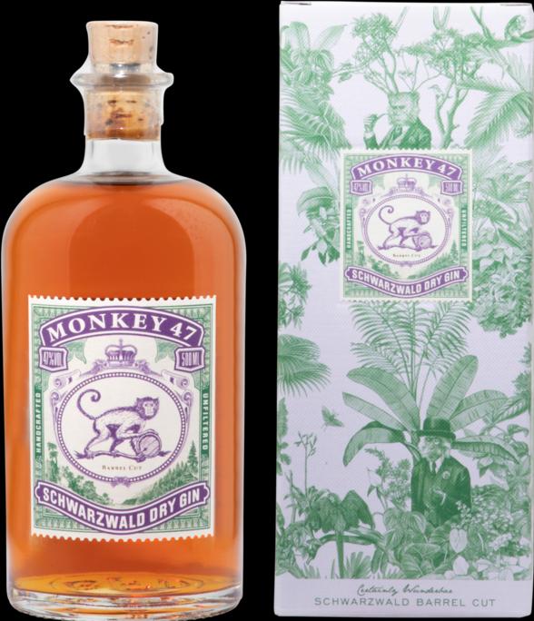 Actual product image Monkey 47 Black Forest Dry Gin Barrel's Cut (1 x 50 cl)
