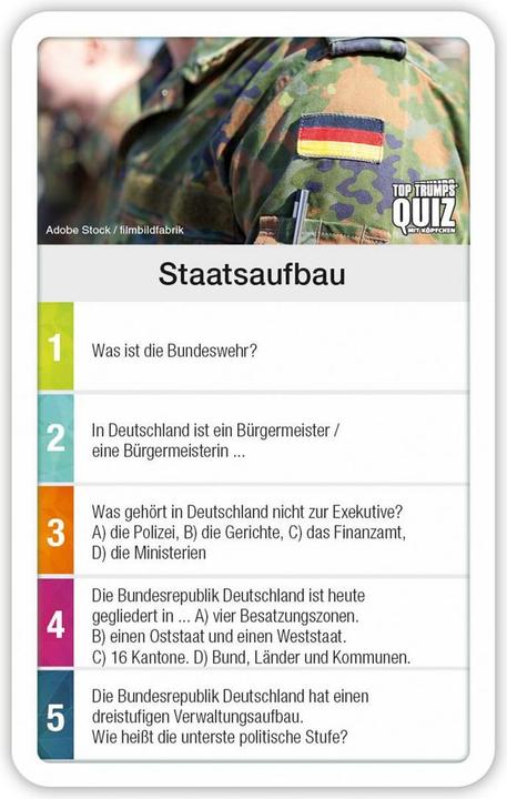 Image du produit Winning Moves Quiz Top Trumps - Quiz France (Allemand)