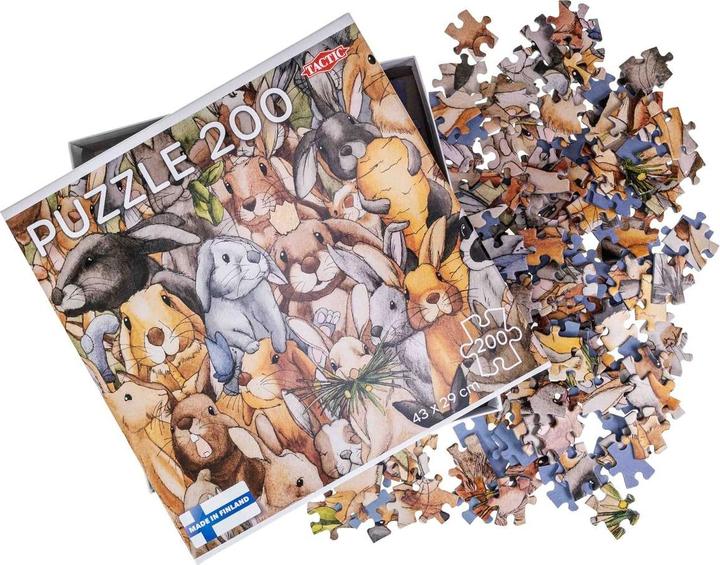 Produktbild Tactic Puzzle Hasen, 200 Teile. (200 Teile)