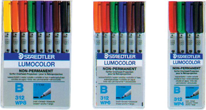 Actual product image Staedtler Lumocolor non-permanent (Multicoloured, 2.50 mm, 8 x)