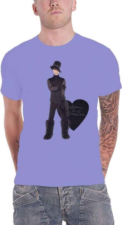 Immagine prodotto Prince Maglietta unisex in cotone per adulti con cuore (M)