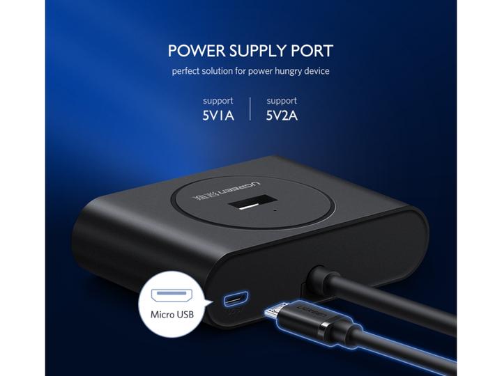 Immagine prodotto Ugreen Hub USB a 4 porte con 4 porte USB 3.0 (USB-A, 4 Porti)