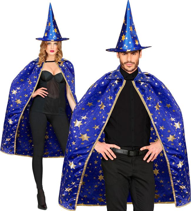 Image du produit Widmann Cape De Sorcier Avec Chapeau, Unisexe (Taille unique)