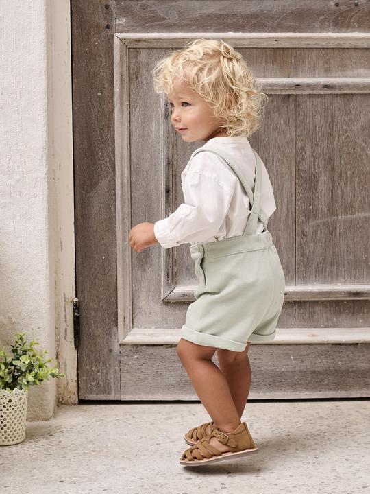 Actual product image Vertbaudet Festliches Baby-Set: Hemd & Shorts mit Trägern (62)