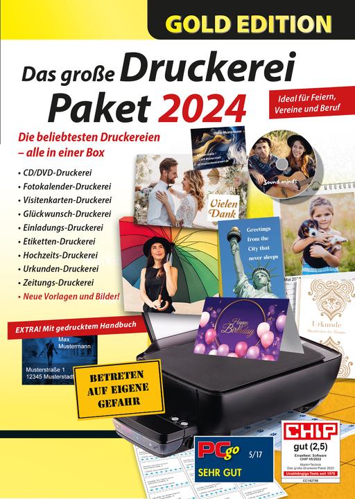 Actual product image The big print shop package Gold Edition Download Code (1 User, 1 Devices/Users, unlimited)