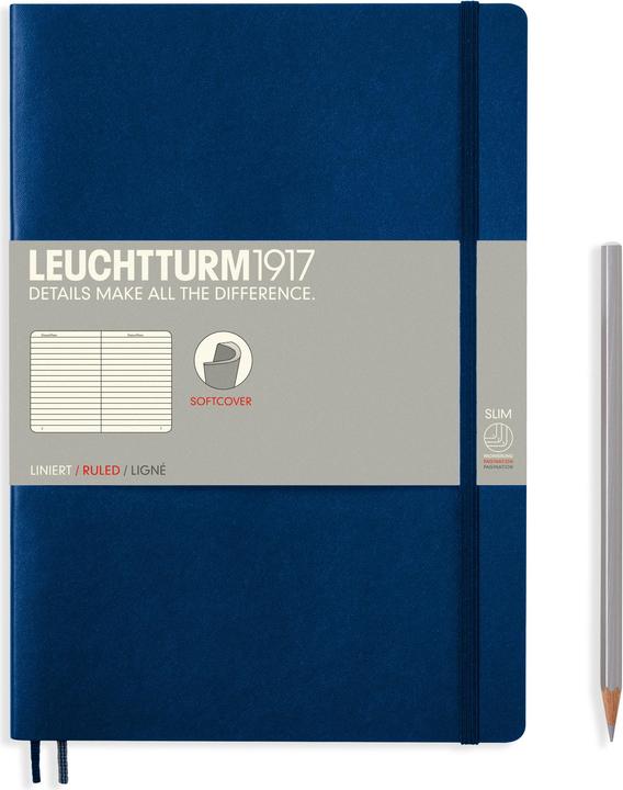Produktbild Leuchtturm1917 Composition, Softcover (B5, Liniert)