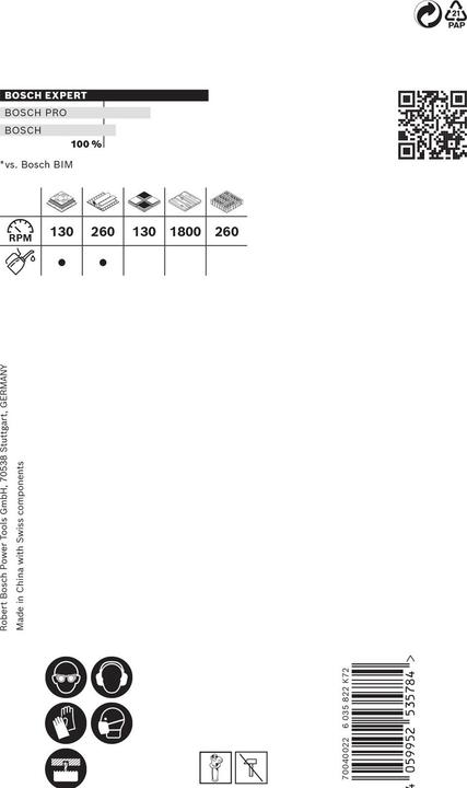 Immagine prodotto Bosch Professional Zubehör Sega a tazza EXPERT Tough Material, 67 x 60 mm (67 millimetri)