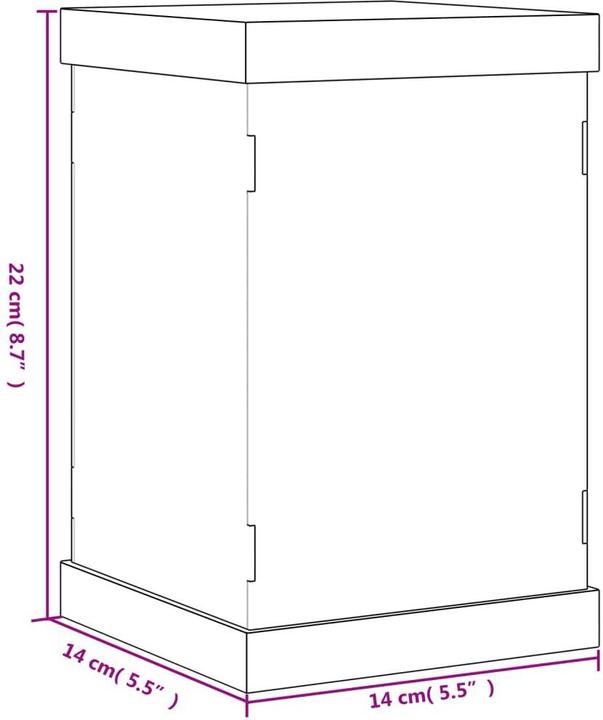 Immagine prodotto VidaXL Joses (14 x 14 x 22 cm)