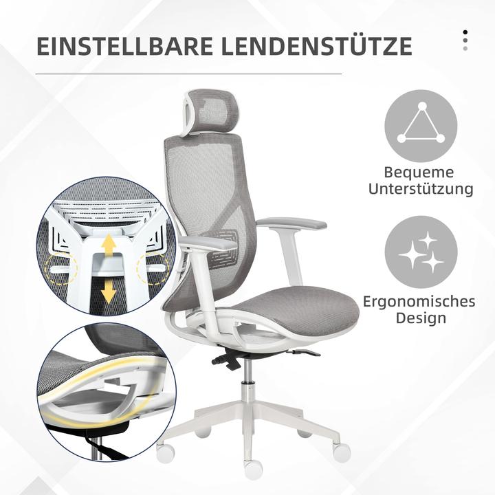 Image du produit Vinsetto Siège de bureau ergonomique, high-end gaslift