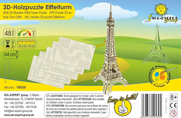 Immagine prodotto Sol-Expert Torre Eiffel 3D Easy-Line