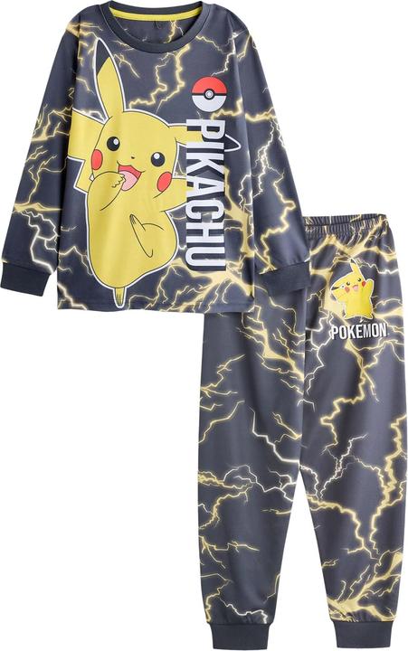 Pokémon Schlafanzug mit langer Hose Jungen Langärmlig (146, 152)