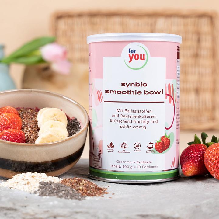 Actual product image For You smoothie bowl strawberry (10 Piece, 400 g)