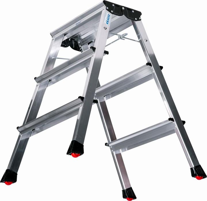 Immagine prodotto Krause Doppio passo pieghevole in alluminio kl (Gradino pieghevole, 75 cm)