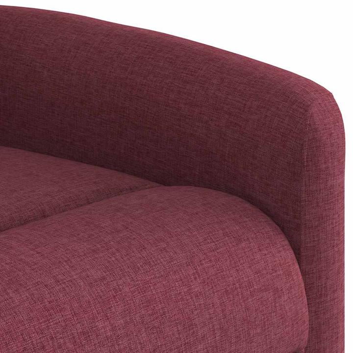 Immagine prodotto VidaXL Poltrona massaggiante Tessuto rosso vino Poltrona massaggiante TV