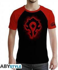 ABYstyle WORLD OF WARCRAFT - Tshirt Horde man SS Red Black - premium (L)