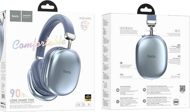 Productafbeelding Hoco W35 Max Joy Kabelloses Bluetooth In-Ear-Headset Blau (90 h, Draadloze)