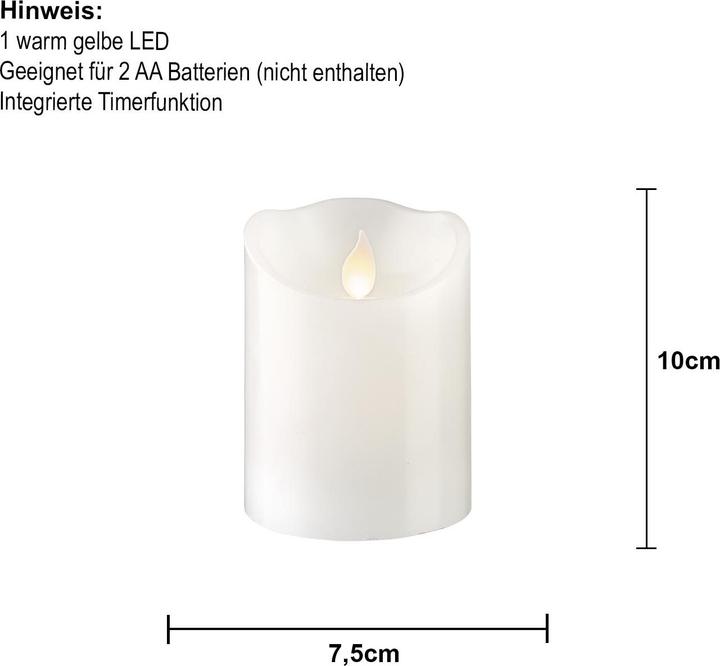 Actual product image Star Trading LED Pillar Candle M-Twinkle (1 x)