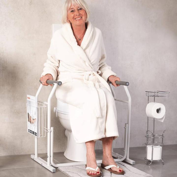 Produktbild Ridder Comfort Mobile WC-Aufstehhilfe und Ablagekorb