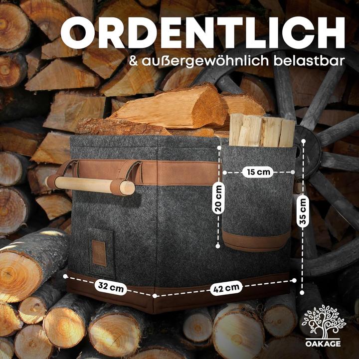 Immagine prodotto Oakage Cestino in legno