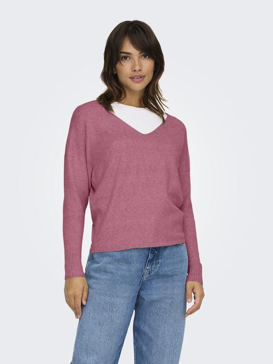 Produktbild Only Onlrica Life L/S V-Neck Pullo Knt Noos (XS)