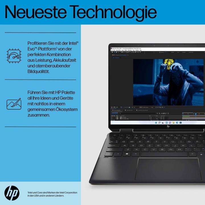 Produktbild HP Spectre x360 14-ef2074ng (13.50", Intel Core i7-1355U, 16 GB, 1000 GB, DE)